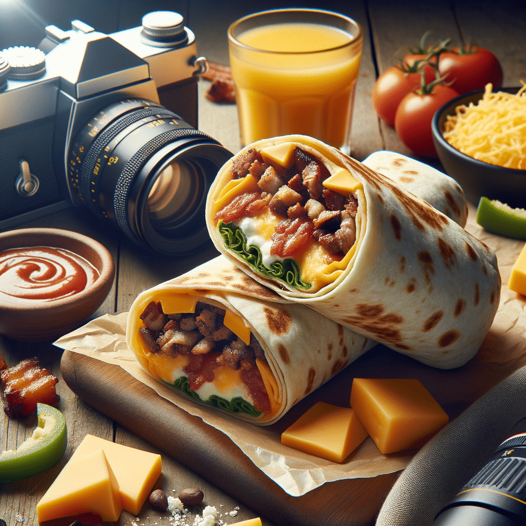 Ultimate Beef and Cheese Breakfast Burritos