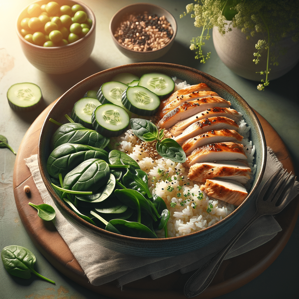 The Ultimate Chicken and Spinach Stovetop Rice Bowl Recipe