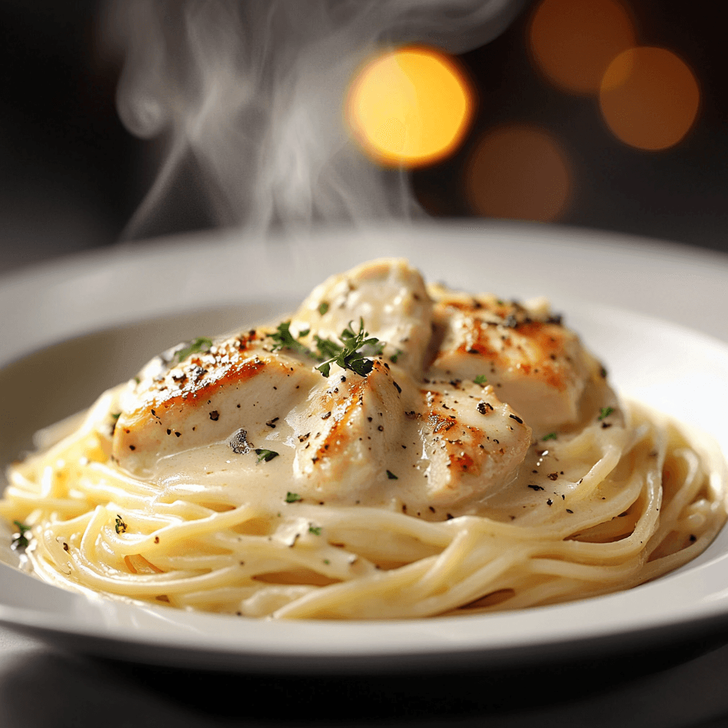 Decadent Chicken Alfredo Spaghetti: A Dinner Delight