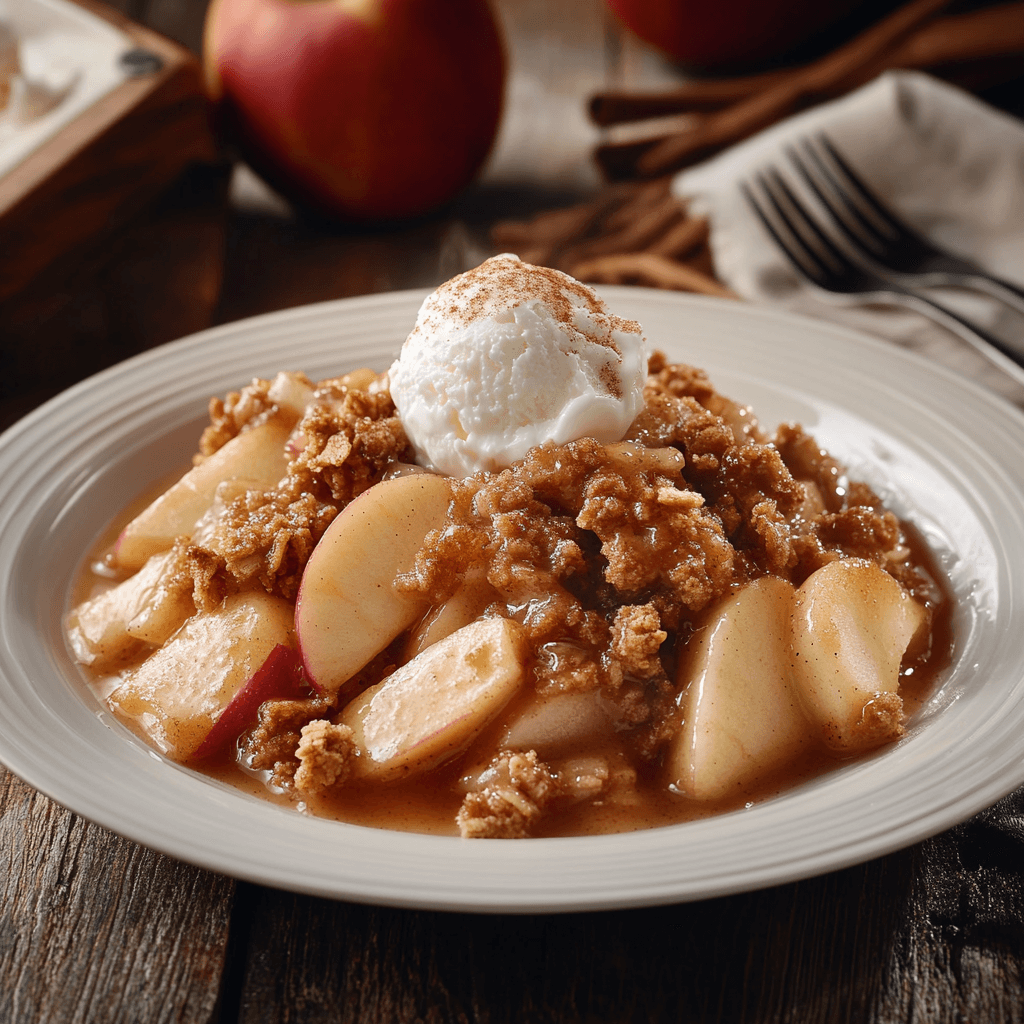 Deliciously Warm Cinnamon Apple Crisp